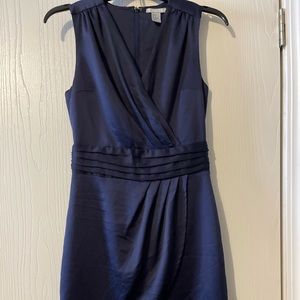 Navy blue short dress